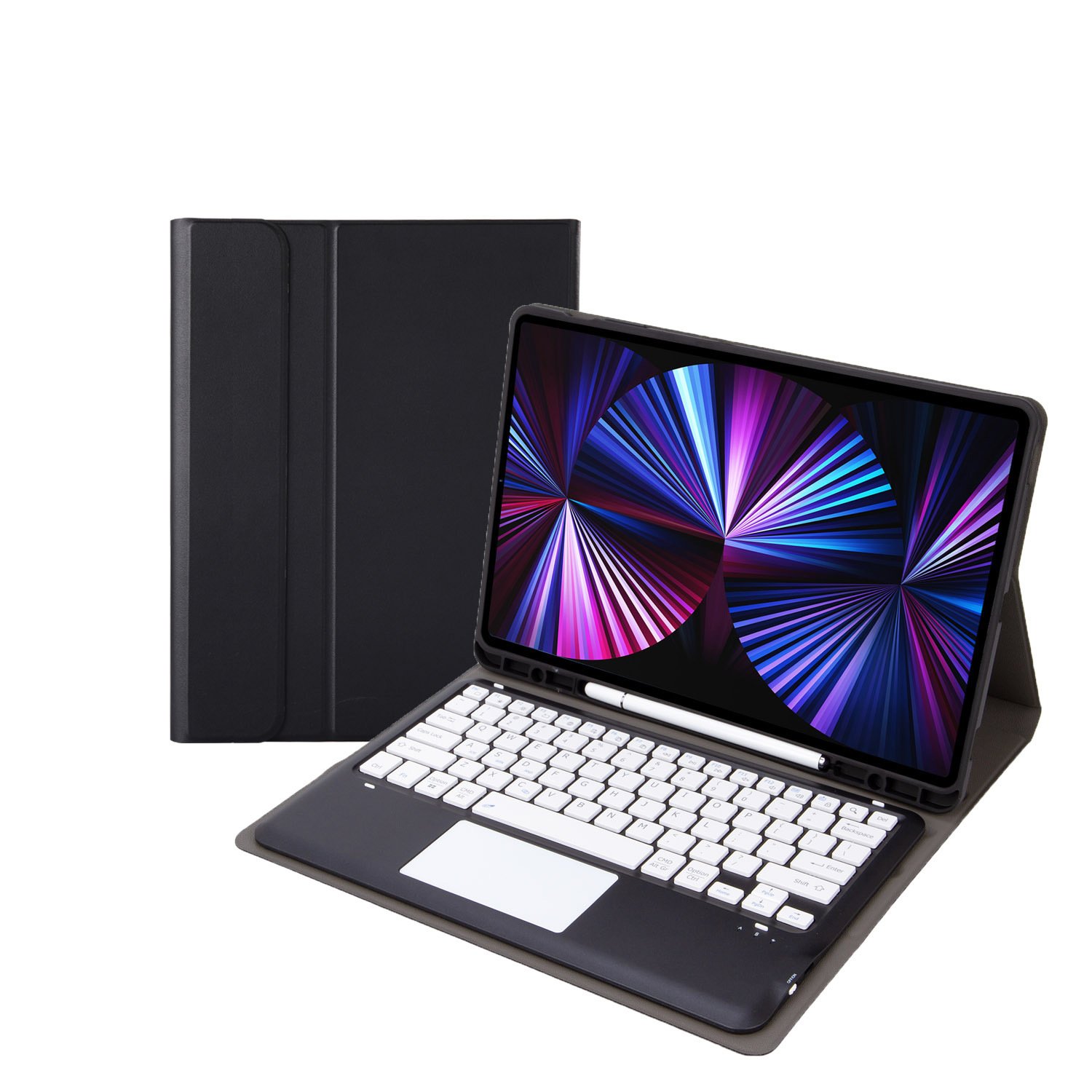 Custom 12.9-Inch Wireless Keyboard Cover with Tablet Case for iPad 129 Tablet Covers & Cases