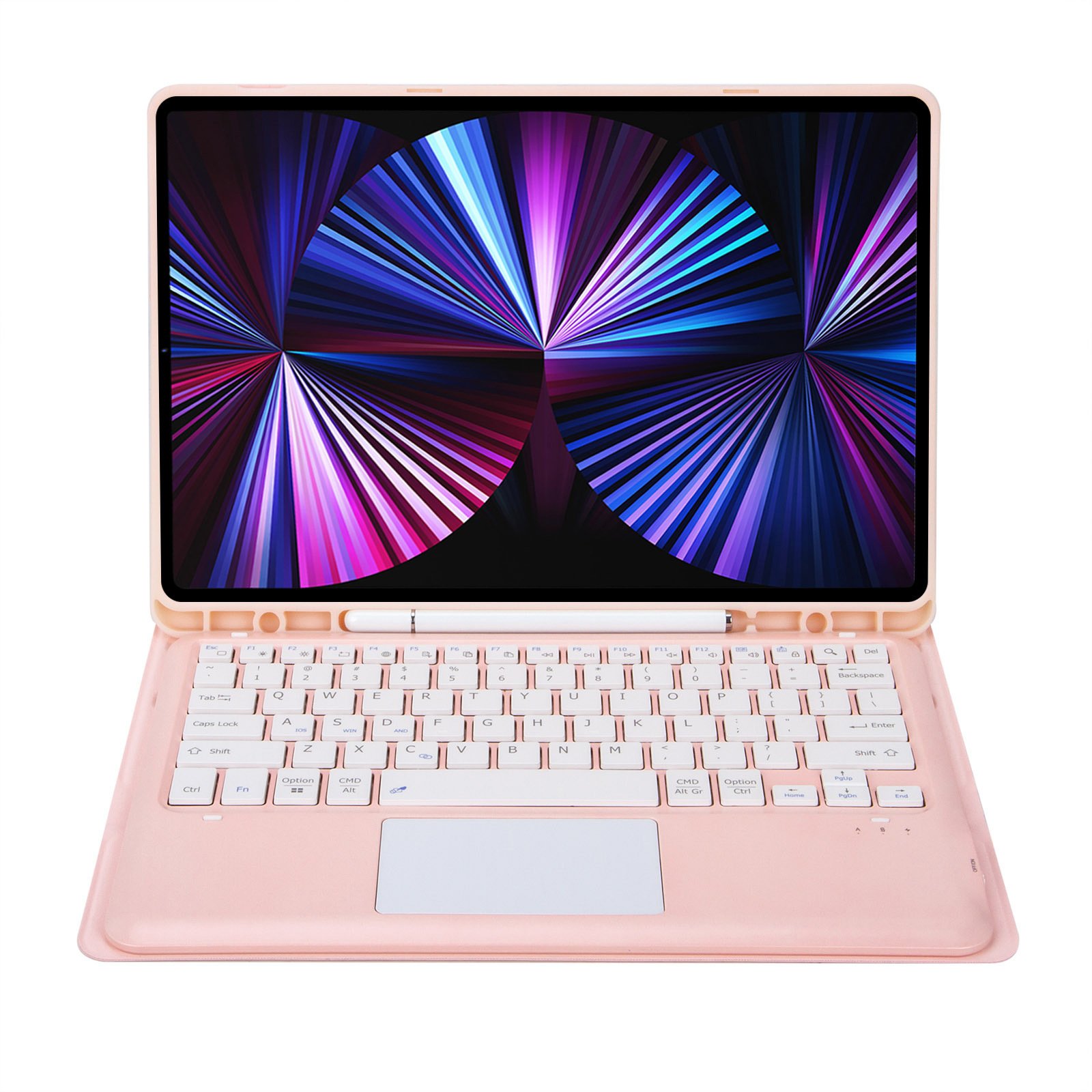 Custom 12.9-Inch Wireless Keyboard Cover with Tablet Case for iPad 129 Tablet Covers & Cases