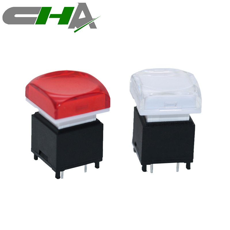 CHA C3037 Series 17*17mm Momentary Customized LED Illuminated Audio Switch Video Keyboard Push Button Switch