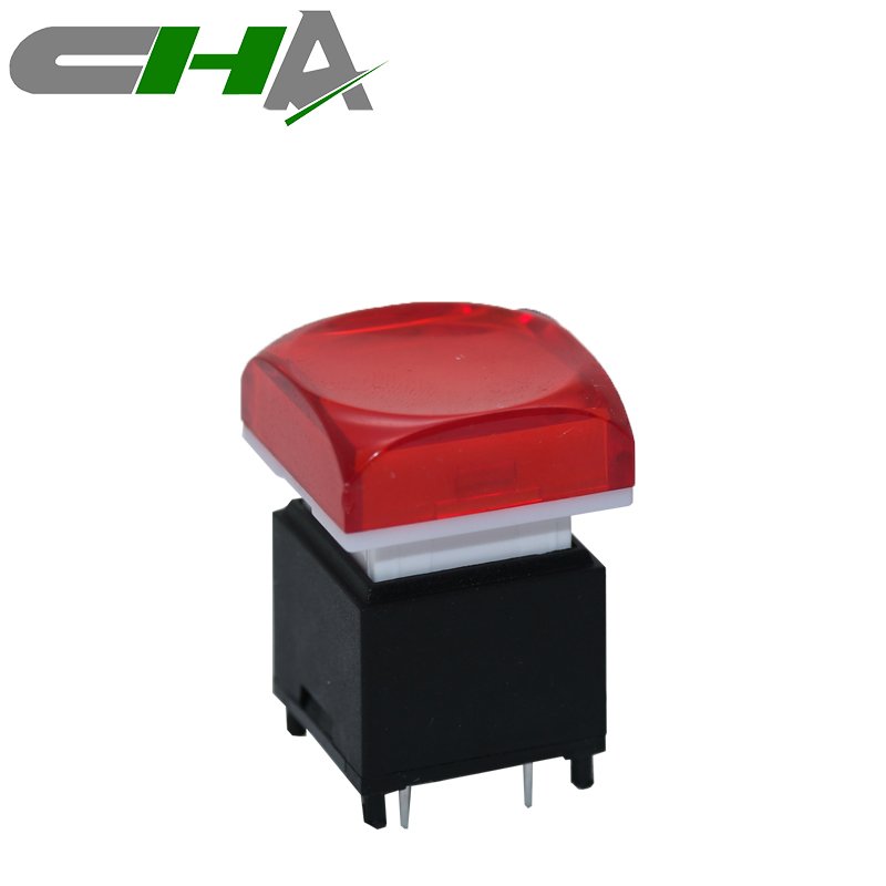 CHA C3037 Series 17*17mm Momentary Customized LED Illuminated Audio Switch Video Keyboard Push Button Switch