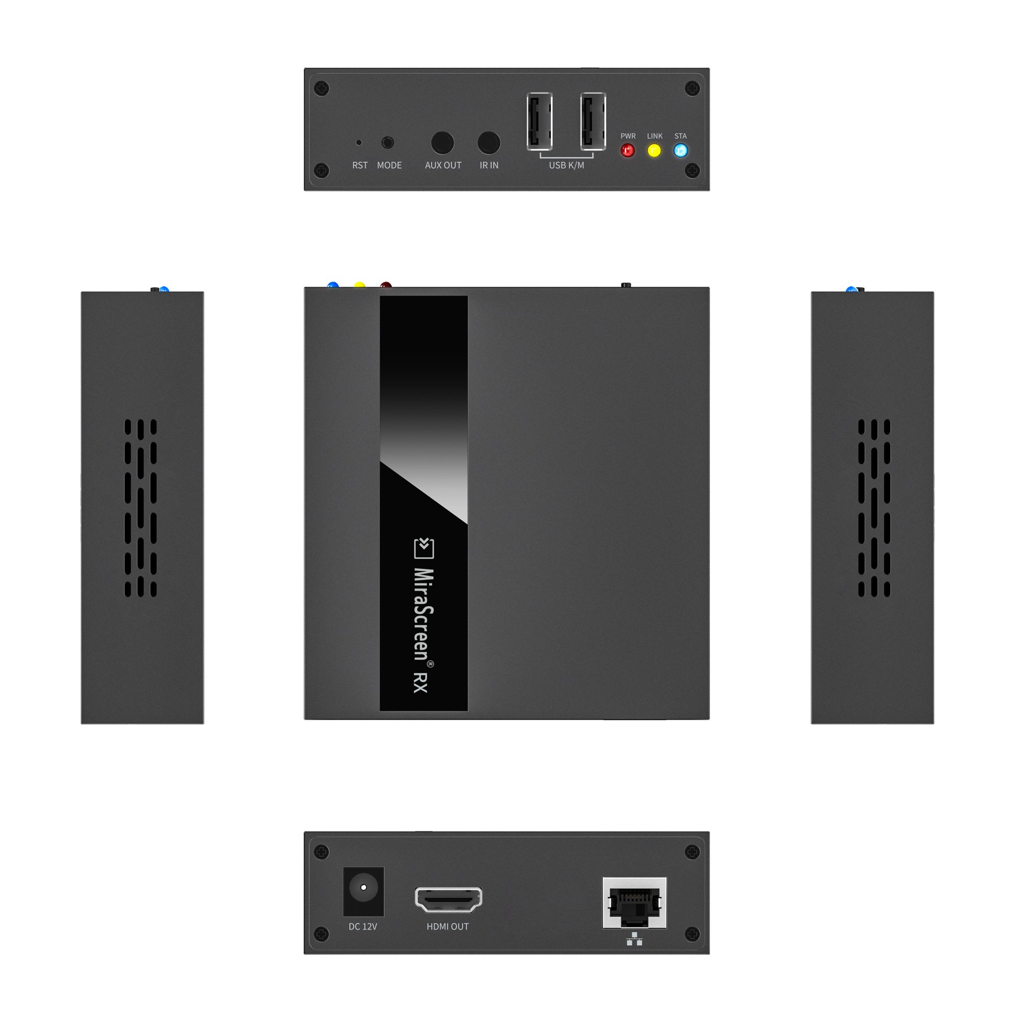 1080p HDMI extender 250M KVM extender Support one to one / one to many IP extender