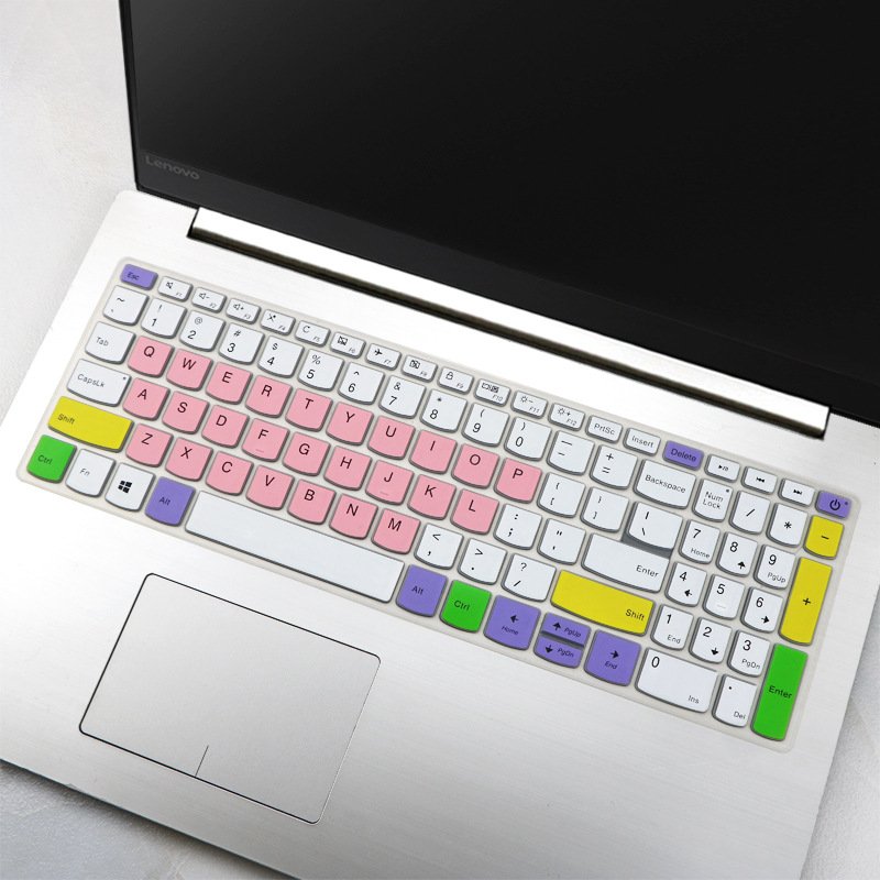 15.6 Inch Silicone Laptop Notebook Keyboard Cover Ultra-thin Skin Protector for Lenovo IdeaPad 340C 330C 320 Waterproof