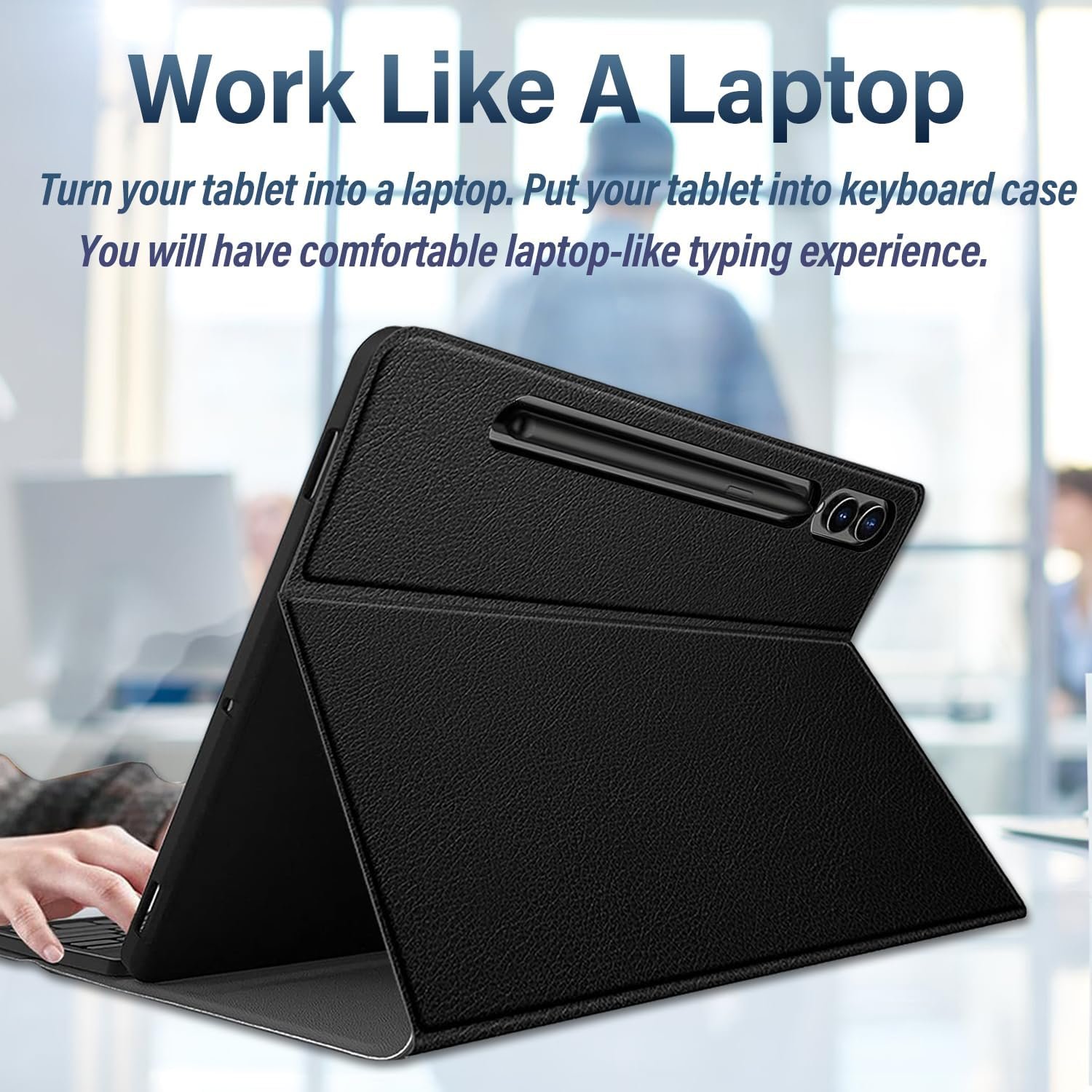 7 color Backlit Magnetic Detachable Wireless Keyboard Cover Case with S Pen Holder for Samsung Galaxy Tab S9 11 inch 2023
