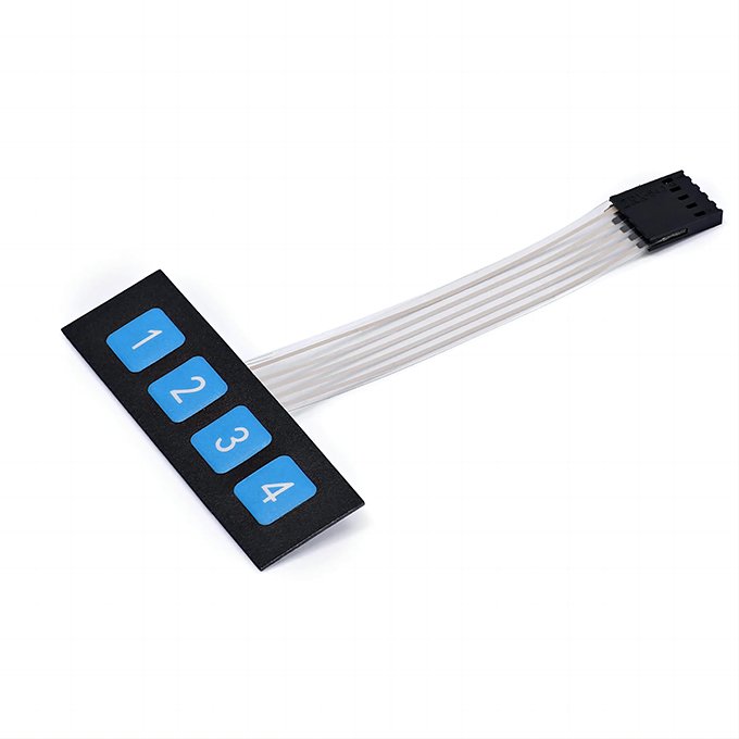 Factory Direct Custom Treadmill Membrane Switch ITO Capacitive Touch Button with Silicone Material Control Panel Keypad/Keyboard