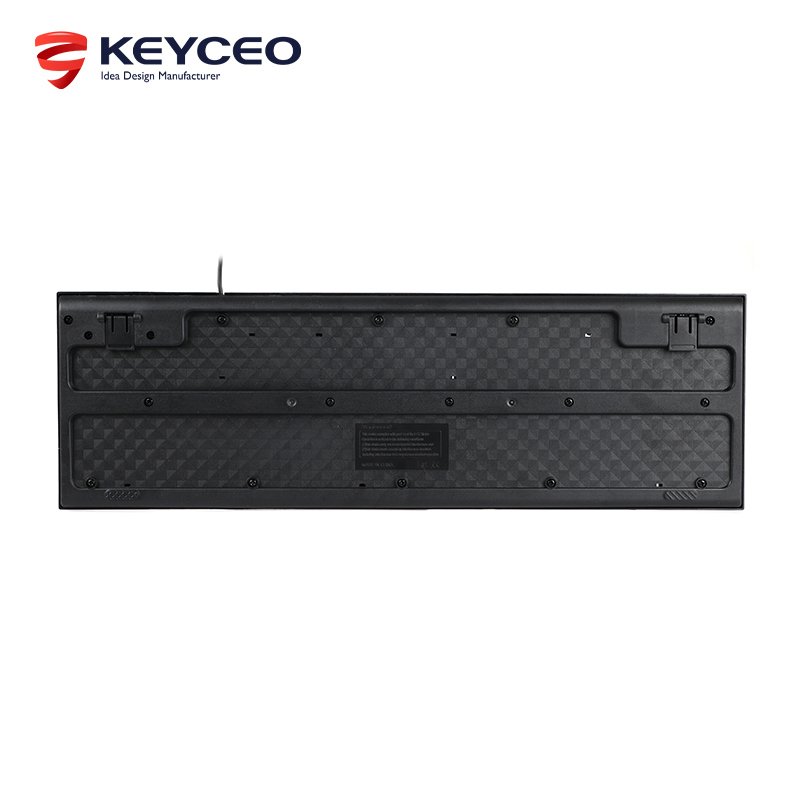 OEM office keyboard wired Ergonomic Popular plaid pattern top cover design keyboard factory Computer Usb Keyboard Custom