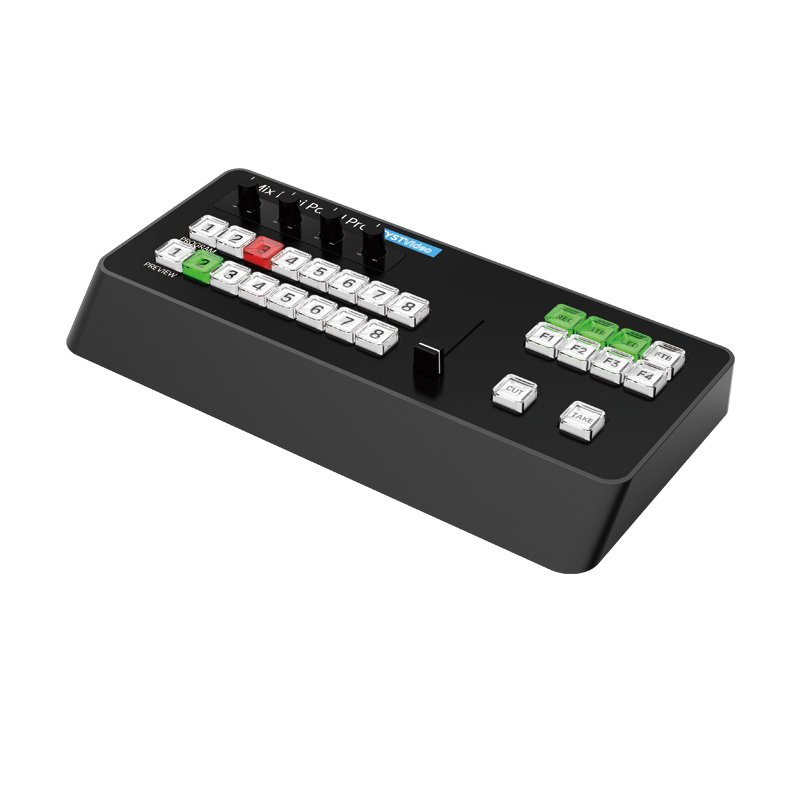 TYSTVideo Recording and Broadcasting Control panel Multi Format Video Switcher Vmix Mini Video Directing Switching Keyboard