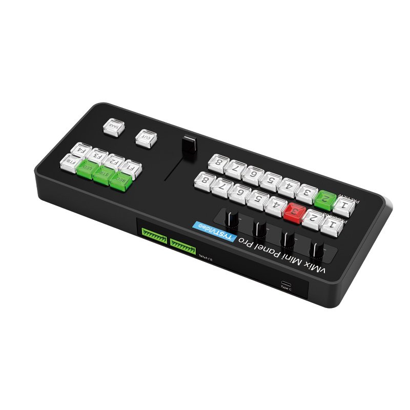 TYSTVideo Recording and Broadcasting Control panel Multi Format Video Switcher Vmix Mini Video Directing Switching Keyboard