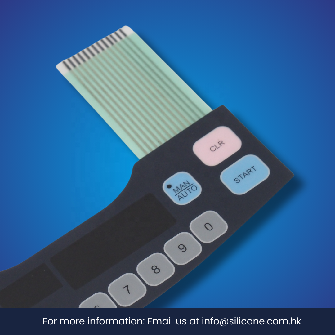 High Quality OEM PET Tactile Membrane Switch for Remote Controller Keyboard and Keypad Applications