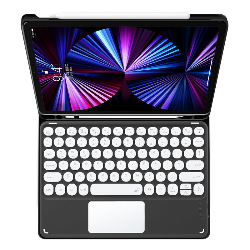 Factory Wholesale Keyboard case For iPad Air 1 Air 2 case with Wireless Keyboard For iPad 9.7 inch with Pencil Holder