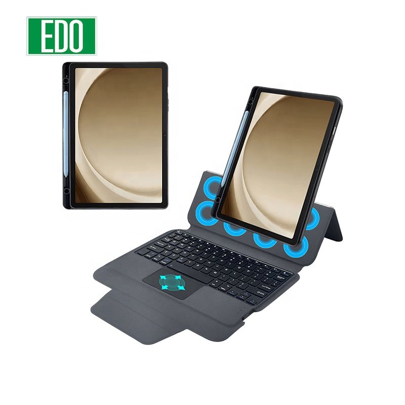 Keyboard Case for tab A9 Plus Tablet Cover Leather case Blue Tooth Keyboard Case