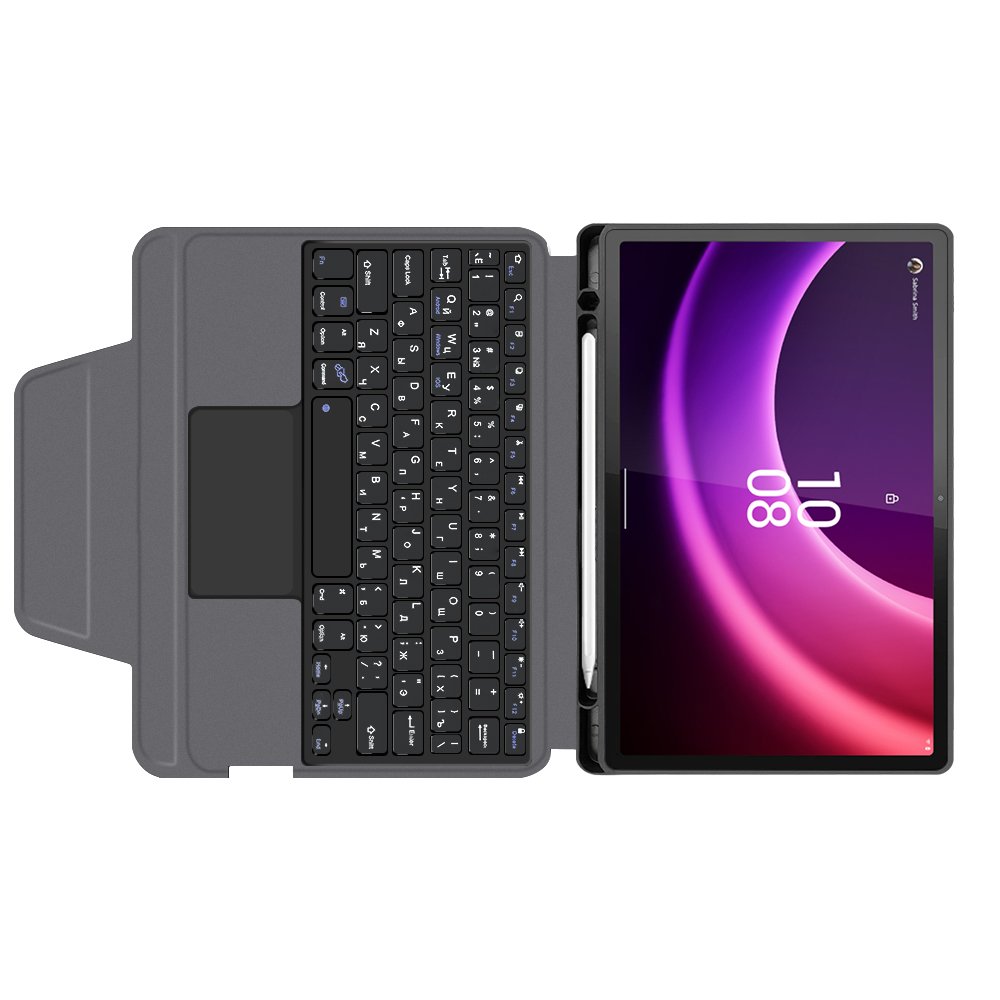 Russian Strong Magnetic One-piece wireless keyboard case with touchpad For Lenovo J606F Tab pro 11/ P11