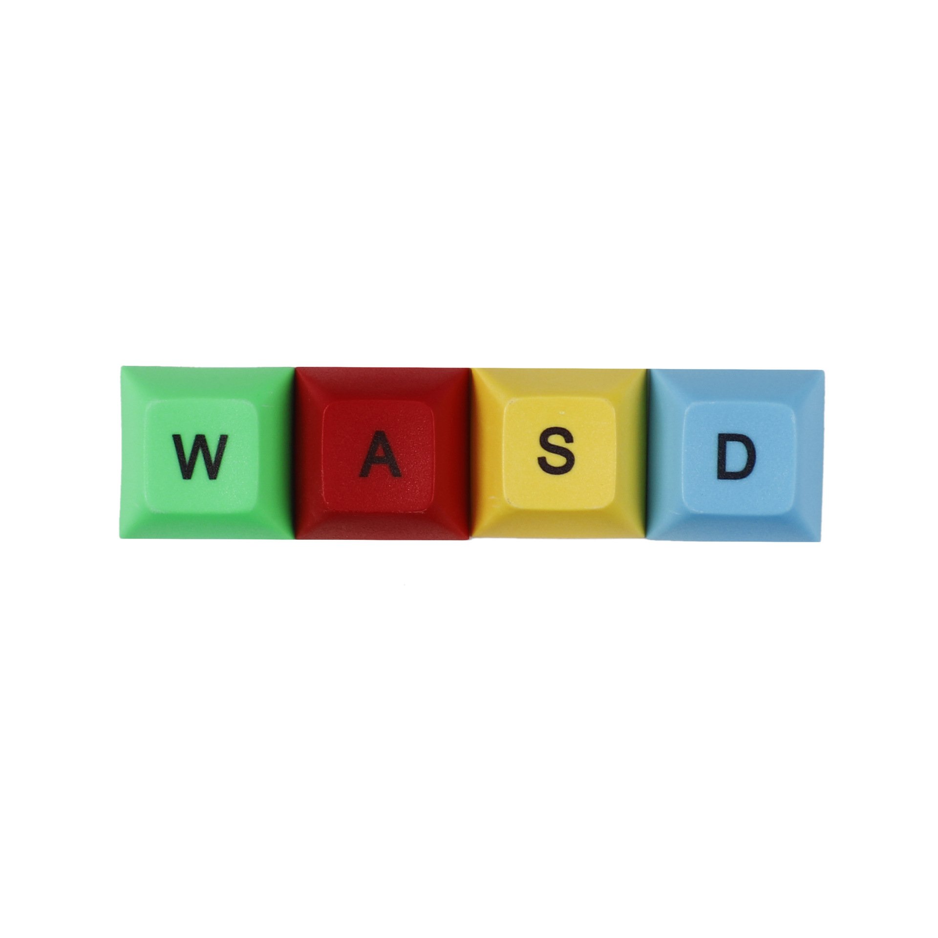 DSA Profile Wasd Directional Keys Cap Esc Pbt Thermal Sublimation Keycaps for Mechanical Keyboards Red Yellow Blue Green Keycap