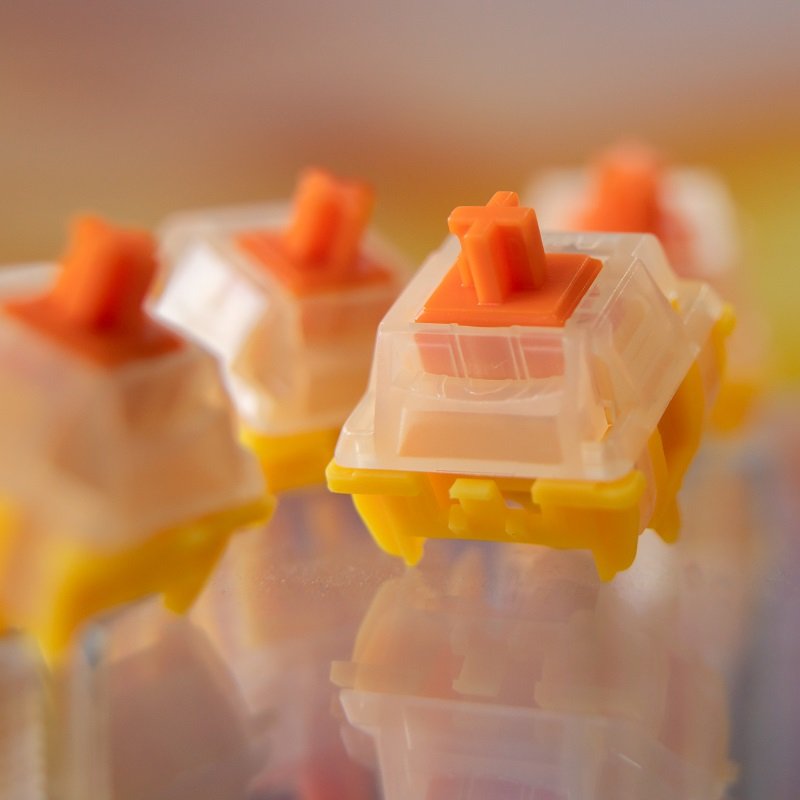 GATERON EF Curry Switch Pre-lubed 5-Pin RGB gaming mechanical linear DIY customized mechanical keyboard switch