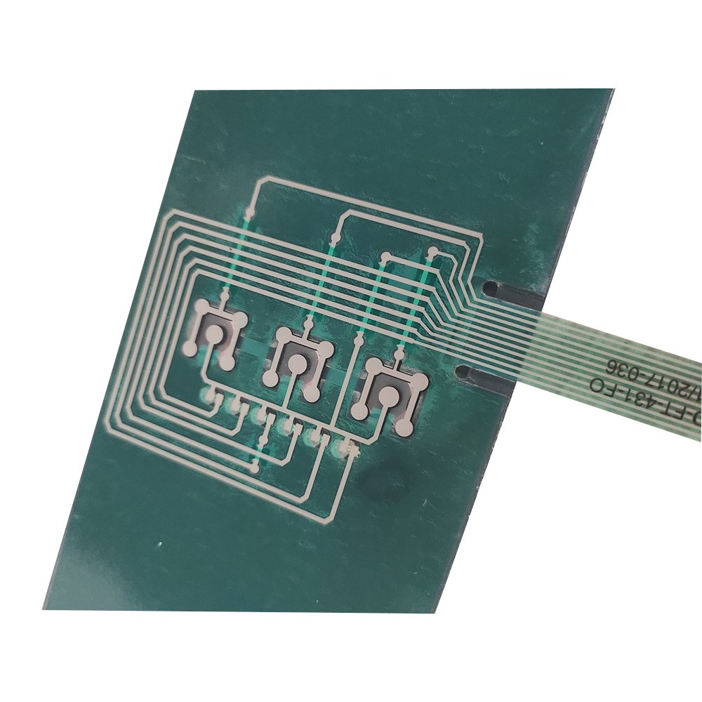 customized membrane switch panels with fpc pcb capacitive touch button keypad