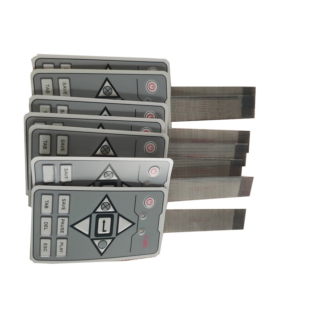 customized membrane switch panels with fpc pcb capacitive touch button keypad