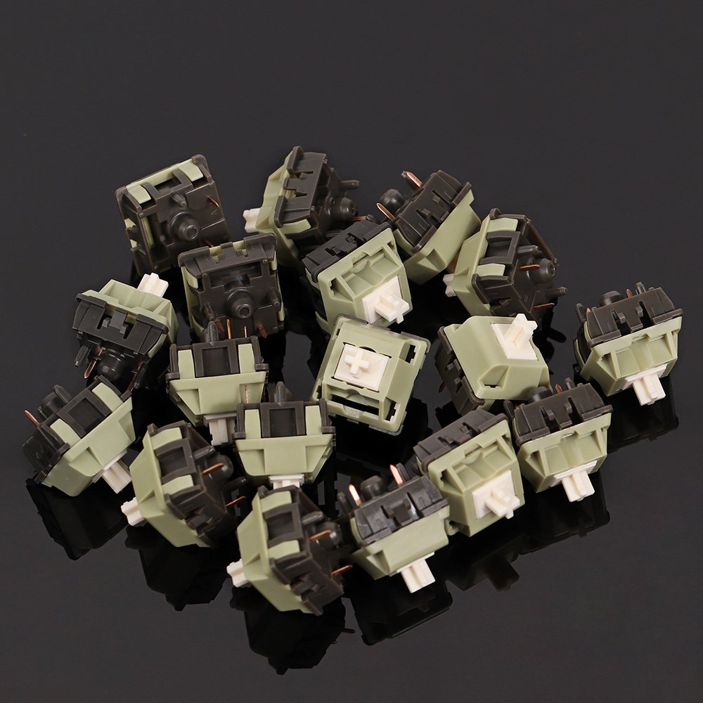 Bsun Tactile 3pin olive LY PC 58g travel force 3.3mm keyboard switches mechanical