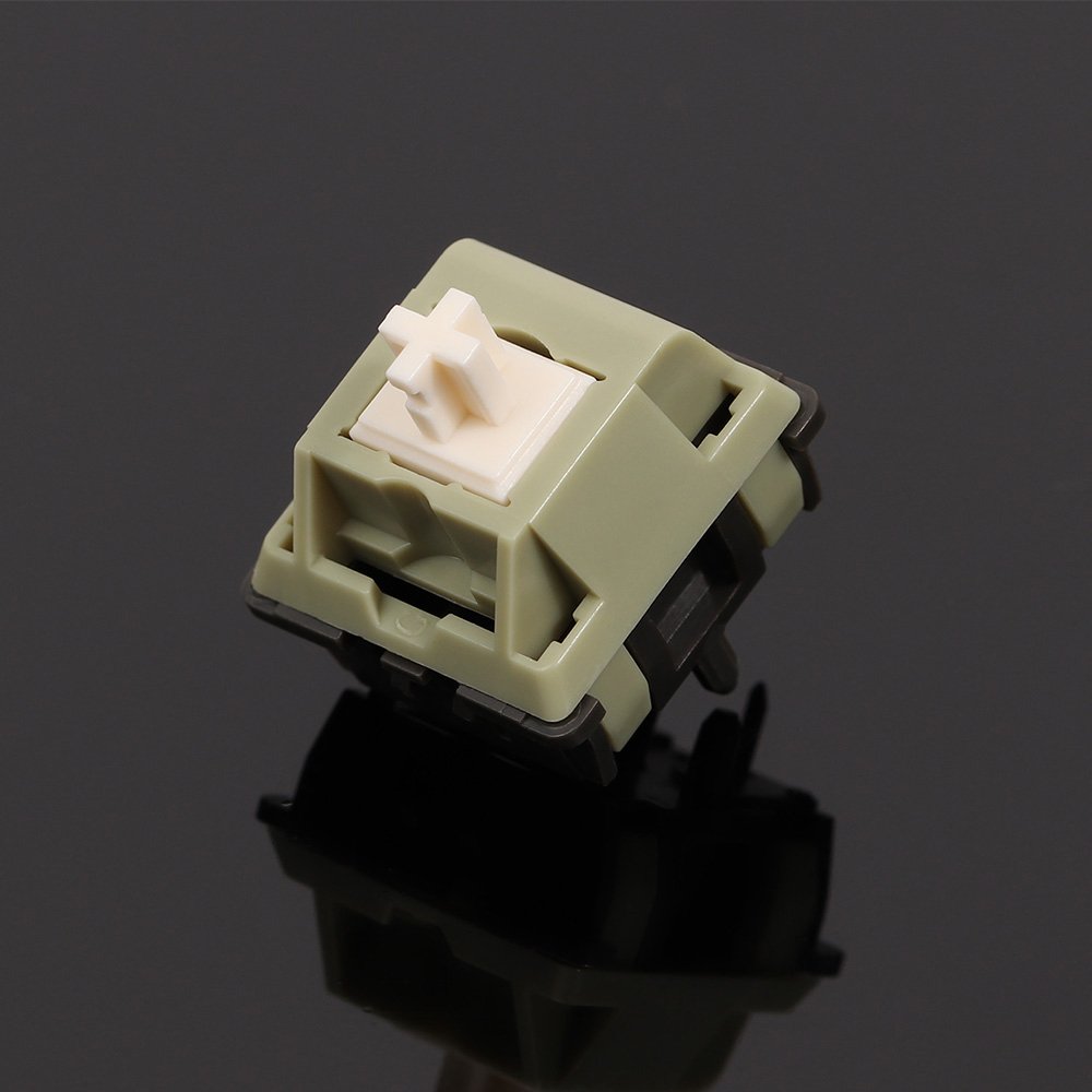 Bsun Tactile 3pin olive LY PC 58g travel force 3.3mm keyboard switches mechanical
