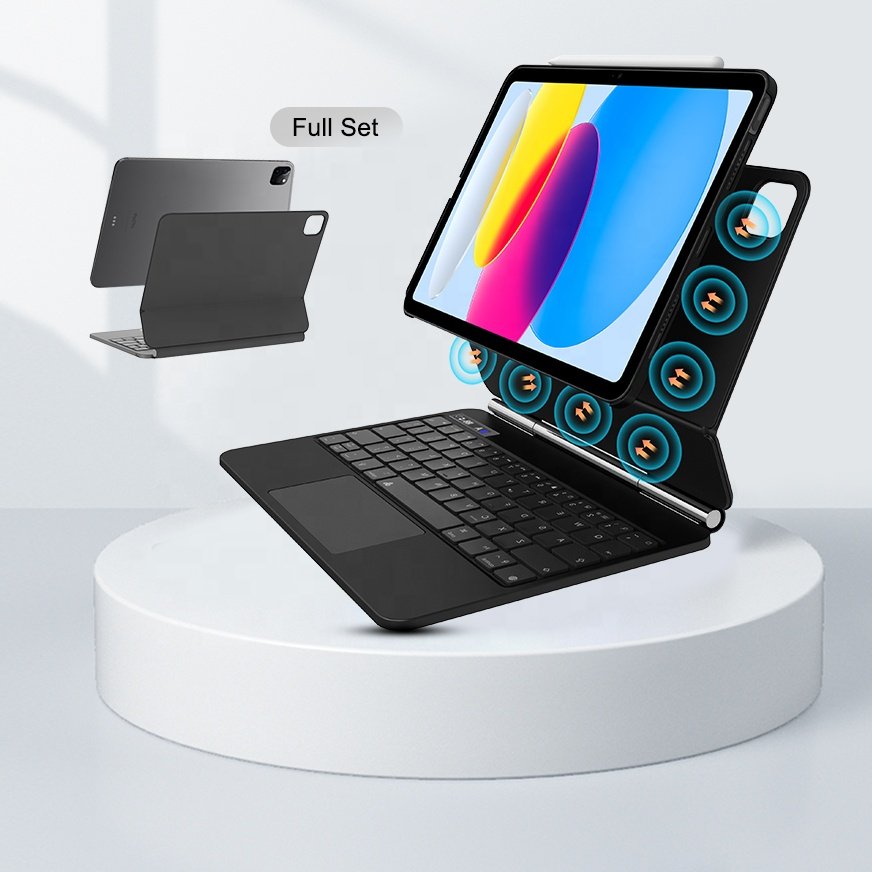 WOWCASE Arabic Magic Keyboard For iPad Pro 11 12.9 inch Air 4 5 10.9 Tablet Smart Keyboards Case Cover Magnetic iPad case