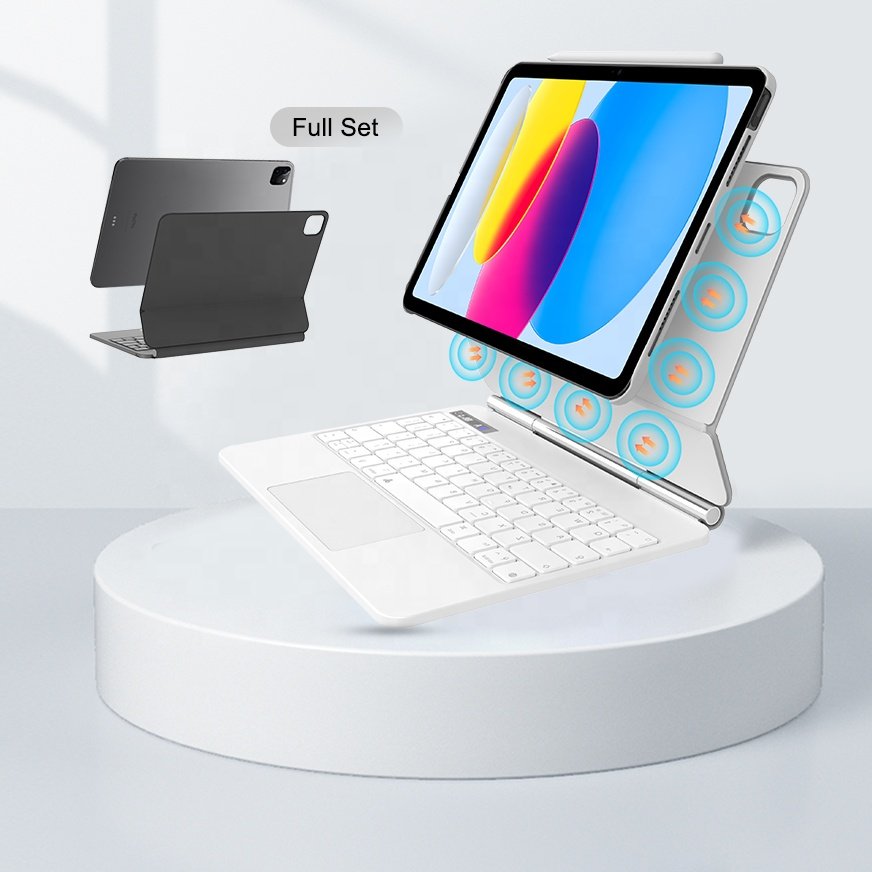 WOWCASE Arabic Magic Keyboard For iPad Pro 11 12.9 inch Air 4 5 10.9 Tablet Smart Keyboards Case Cover Magnetic iPad case