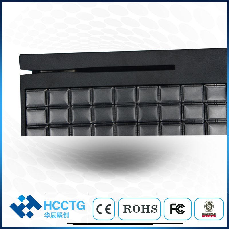 Waterproof USB 84Keys Mag-stripe Reader POS Programmable Keyboard KB84