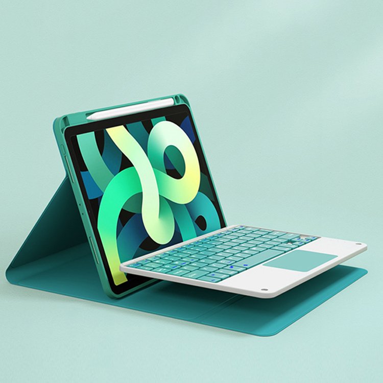 For iPad Case with Pencil Holder Mouse Vertical Stand Touchpad Magnetic for iPad pro 11 13 2024 Air 4 10.9 keyboard case