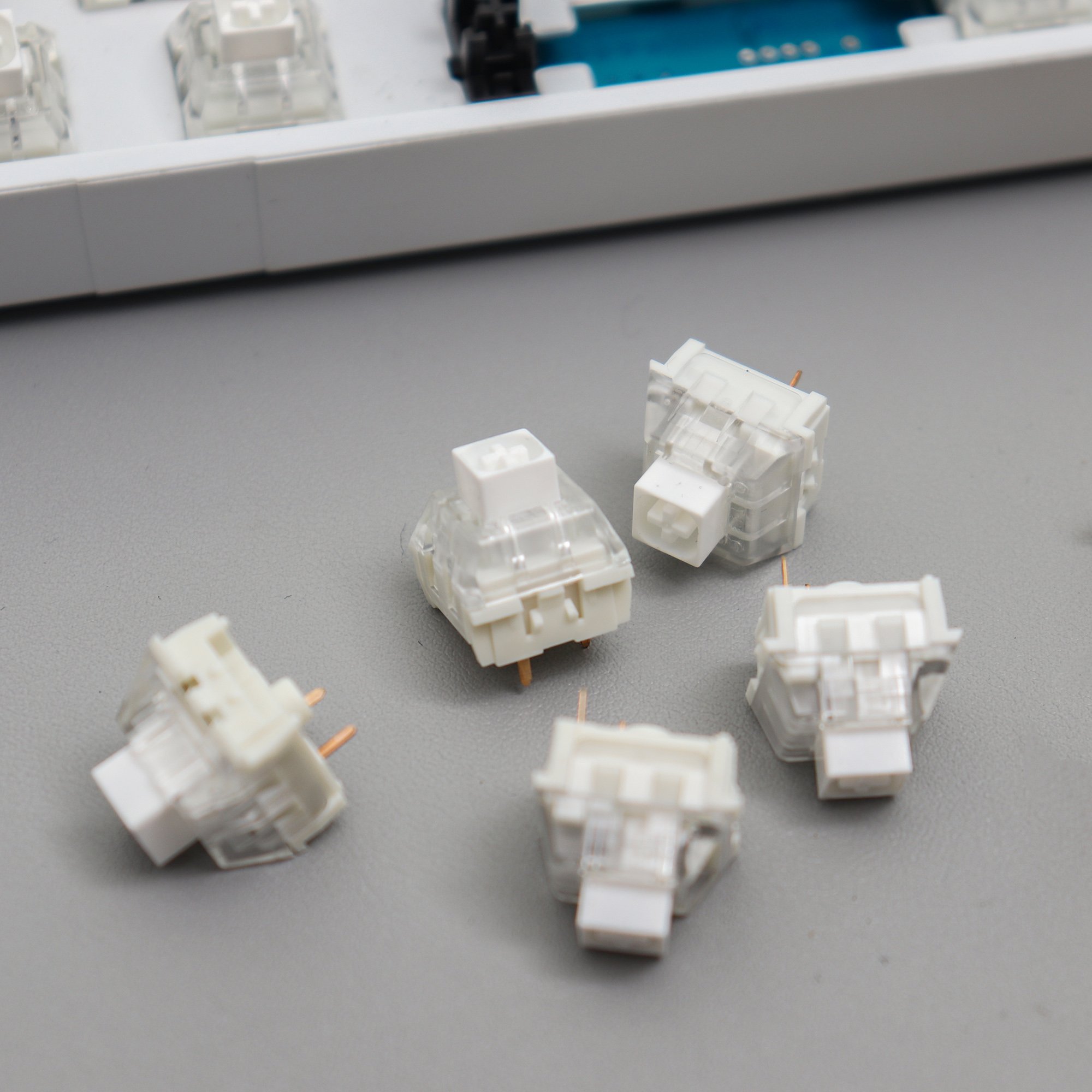 Kailh Box White Switches DIY Custom Mechanical Keyboard Compatible Cherry MX SMD 3Pin Switches