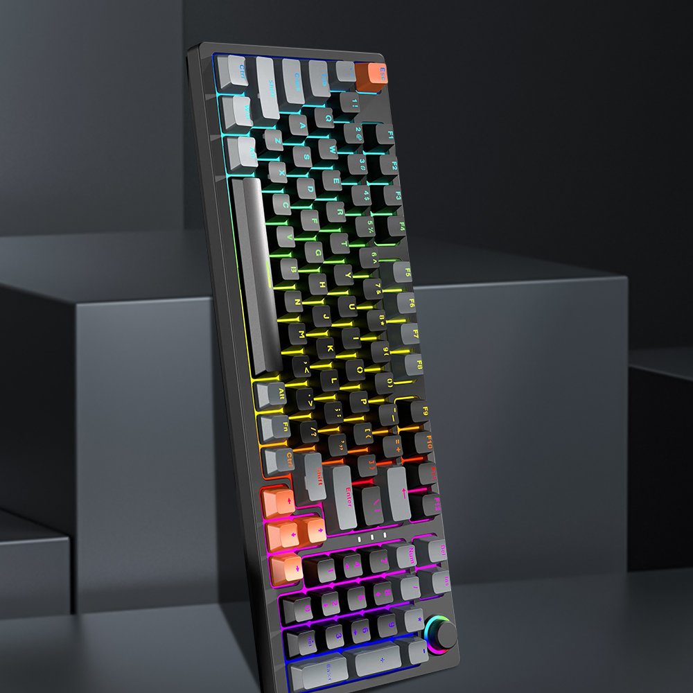 SAMA OEM Keyboard Wired RGB Light Computer Tablet Ergonomics PC Gamer Russian Clavier Mechanical Gaming Keyboard For Laptop