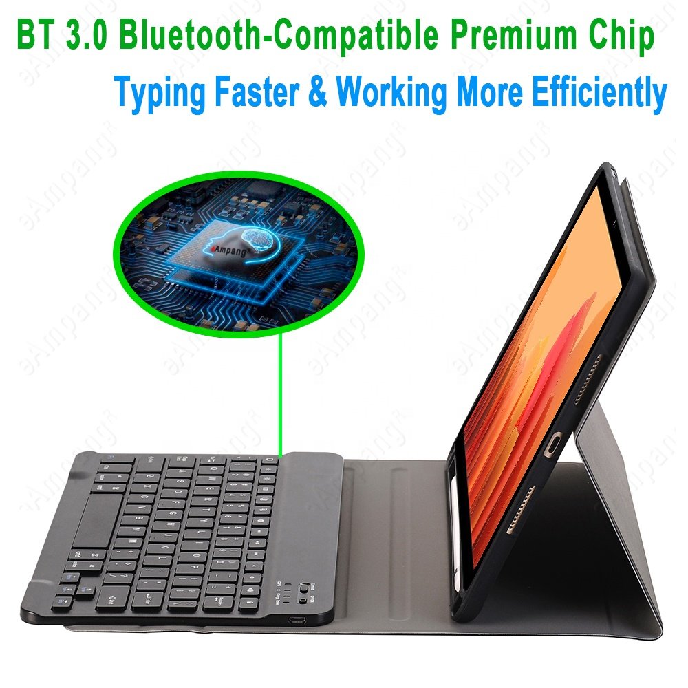 French AZERTY Keyboard Cover for Samsung Tab A8 10.5 A7 A6 A7 Lite S8 S8+ S7 S7+ S7FE S6 Lite For Samsung Case AZERTY Keyboard