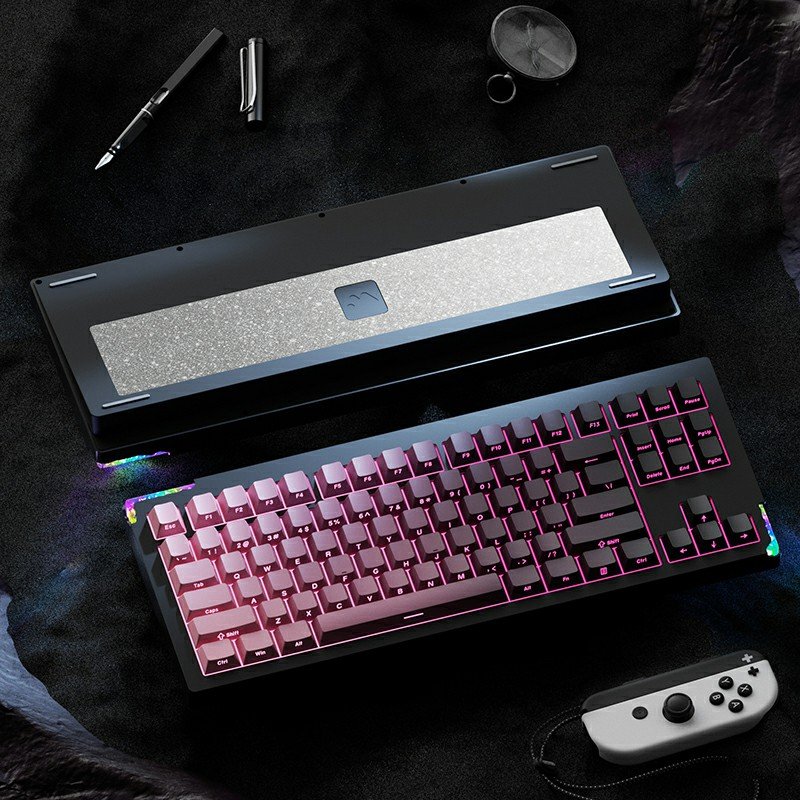 New Arrival Weikav Stars80 Aluminum CNC Three Modes Bluetooth 2.4G RGB Backlight Hot-Swappable Keyboard and Keyboard Kit