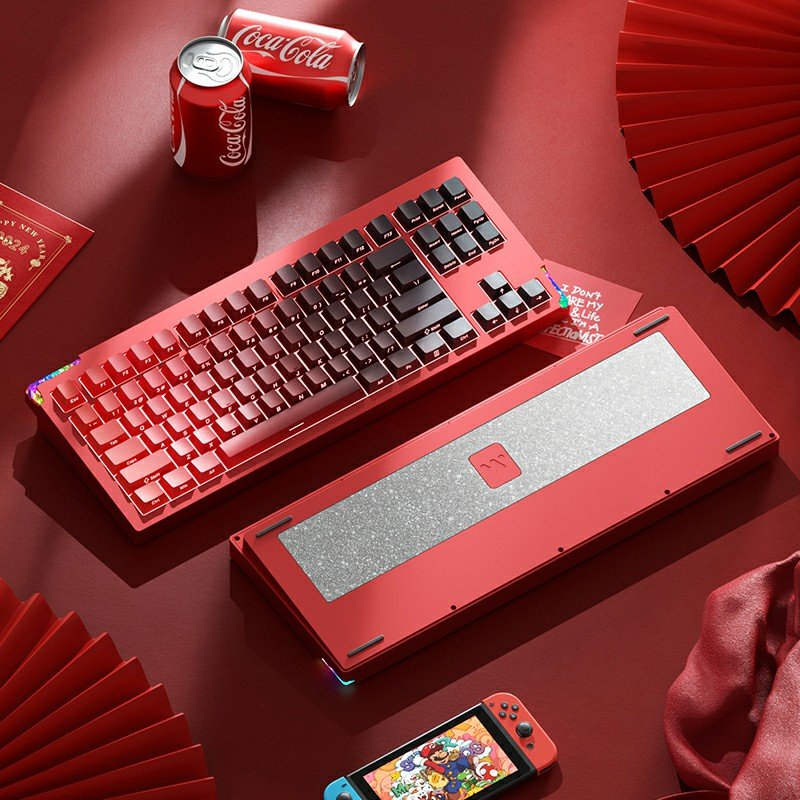 New Arrival Weikav Stars80 Aluminum CNC Three Modes Bluetooth 2.4G RGB Backlight Hot-Swappable Keyboard and Keyboard Kit