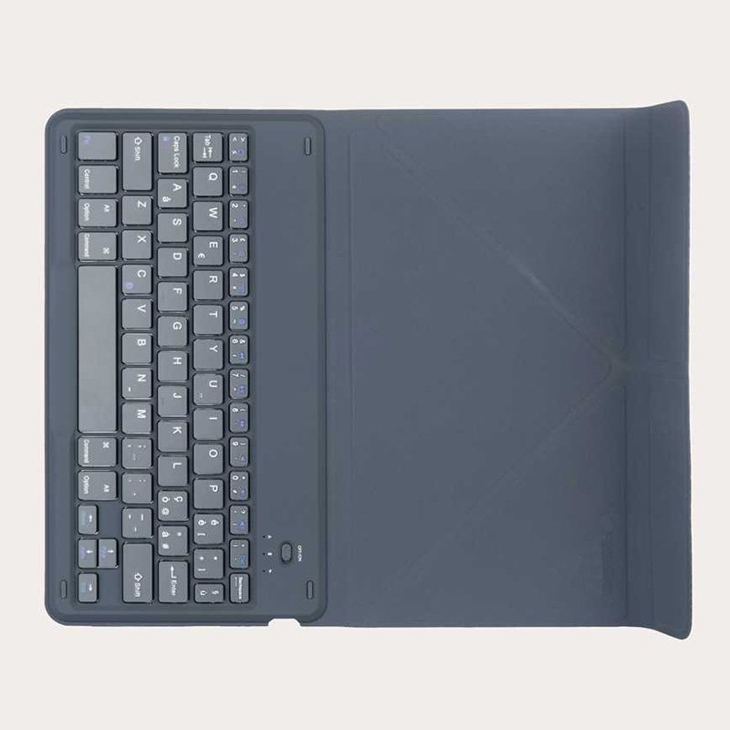 MINI Universal Ultra Light Slim Folding Cover Case Wireless Keyboard for iOS iPad android Tablets with Protection Case Stand