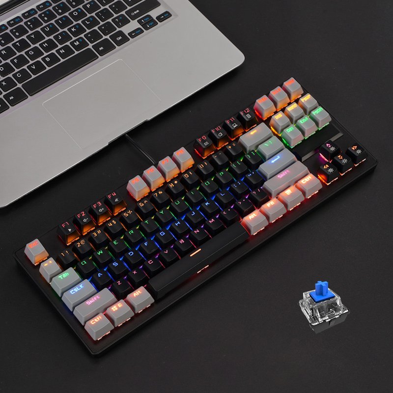 RGB Color Gaming keyboard USB Wireless Mechanical keypads & keyboards desktop Computer laptop Mouse combos kit and keycap cover