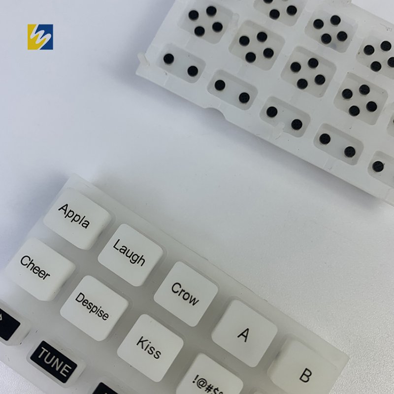 Custom Silicone Rubber Products Keypad Silicone Key Cover Remote Control Keypad for Home Appliances