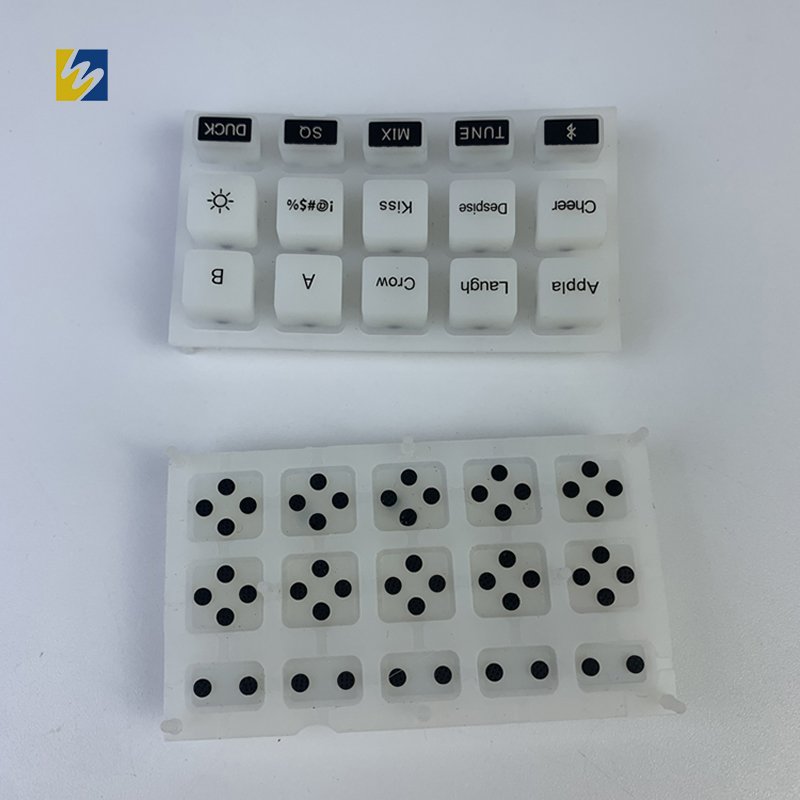 Custom Silicone Rubber Products Keypad Silicone Key Cover Remote Control Keypad for Home Appliances