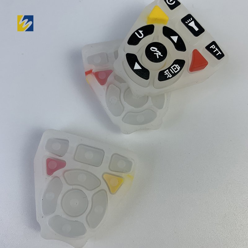 Custom Silicone Rubber Products Keypad Silicone Key Cover Remote Control Keypad for Home Appliances