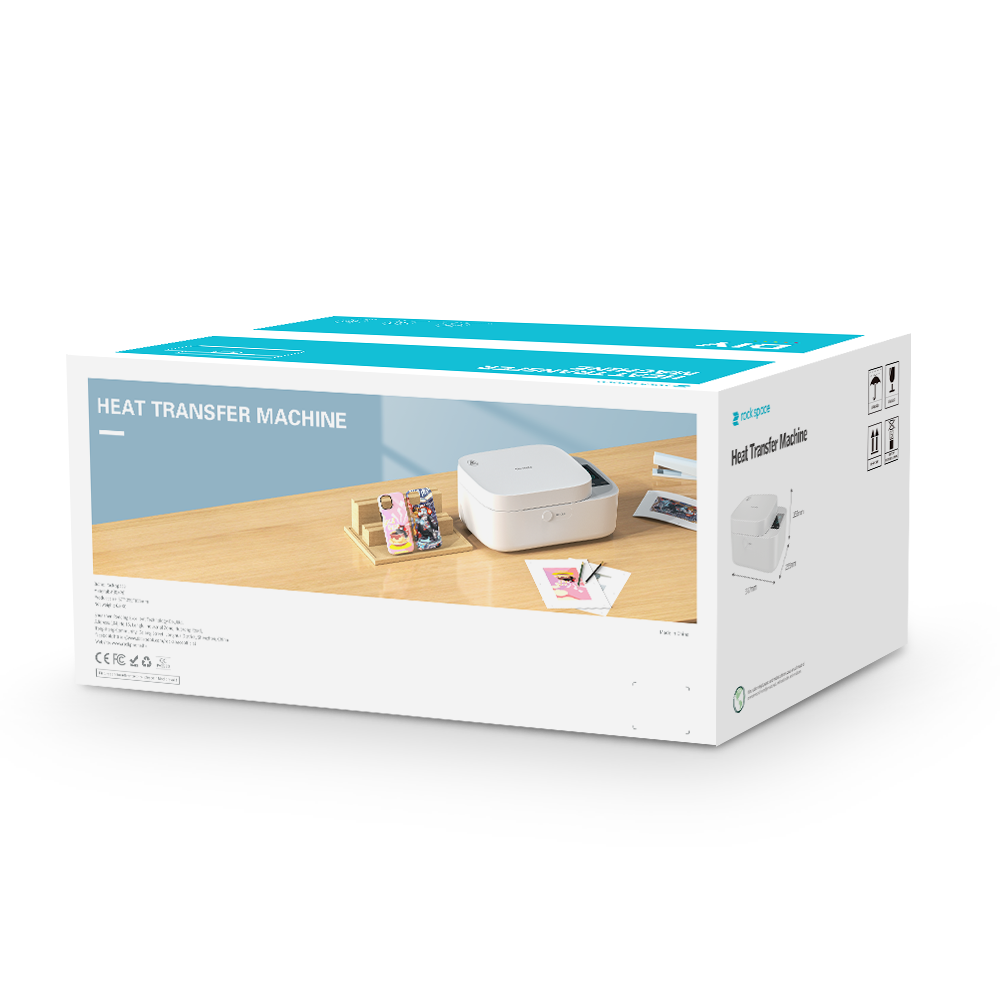 rock space mini press machine for printer customized phone case heat transfer machine