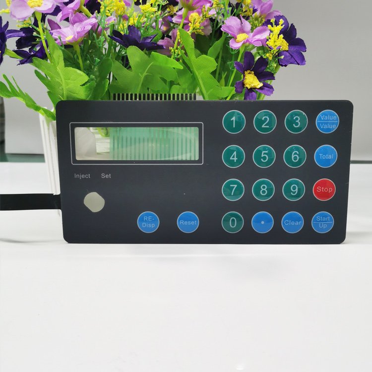 Custom Key Pad Graphic Overlay Factory Price Button Membrane Switch Keyboard Panel PC for Sale