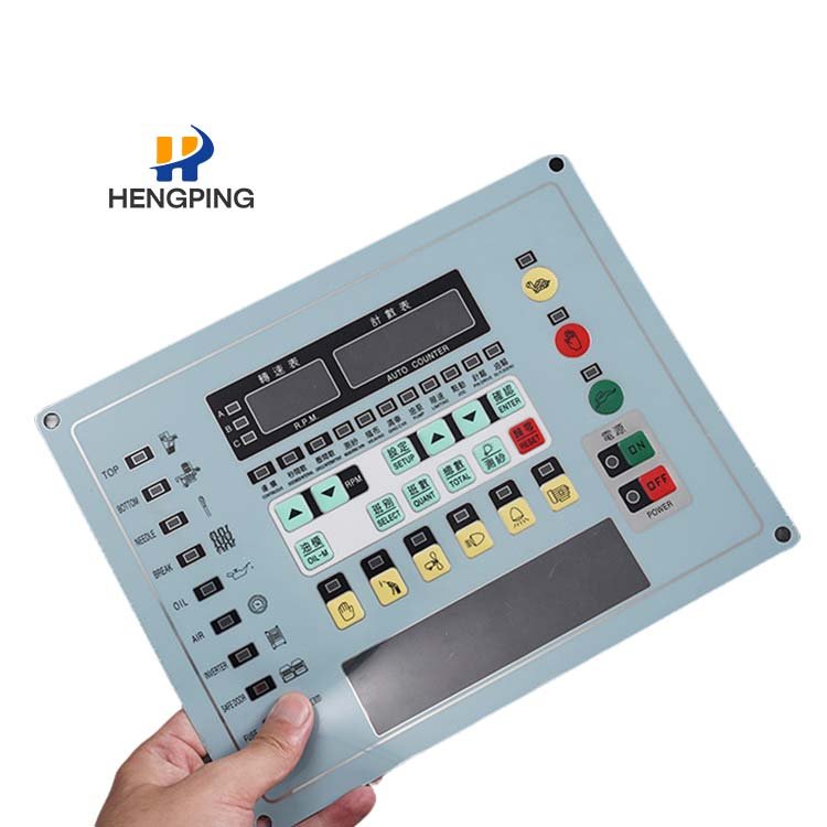 Custom Key Pad Graphic Overlay Factory Price Button Membrane Switch Keyboard Panel PC for Sale