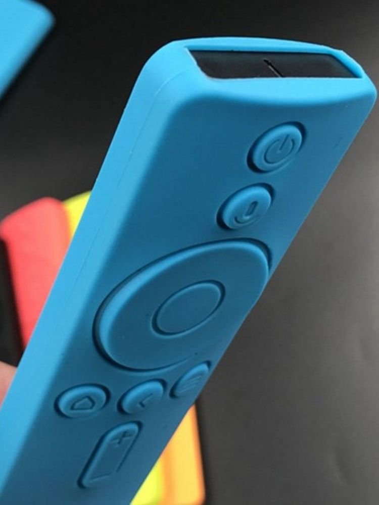 Silicone Remote Control Cover for Xiaomi TV 4A MiBox 4 Anti-slip Anti-fall Dustproof Solid Color Protective Remote Control Case