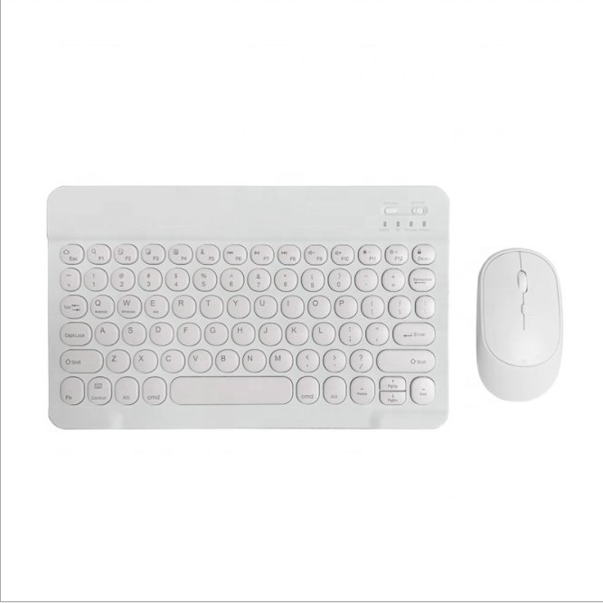 2024 new hot selling colorful Wireless Keyboard Mouse combos Multifunction for Iphone Mobile Apple Ipad Android Tablet