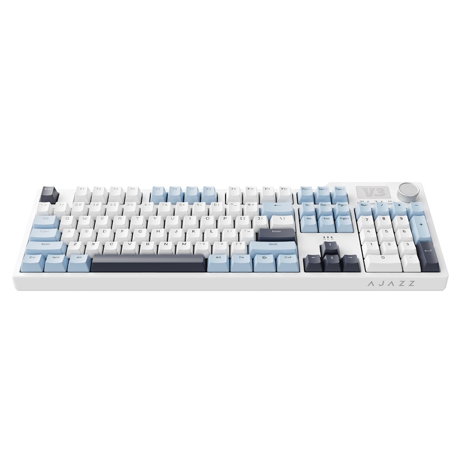 Ajazz AK35I V3 RGB Wired USB Gaming Keyboard Hot Swappable Mechanical Switches