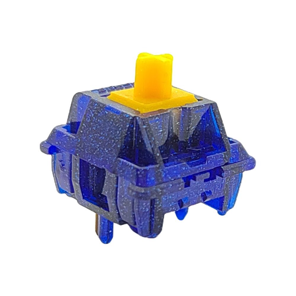 Tecsee Sapphire Switch Mix Housing POM Tactile Stem Double Gold Spring 63.5 g Keyboard Switches