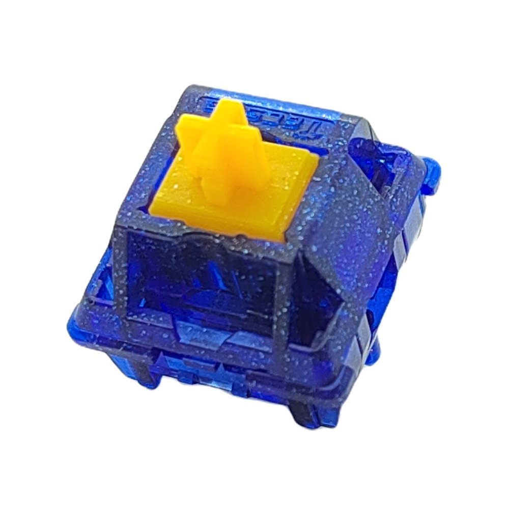 Tecsee Sapphire Switch Mix Housing POM Tactile Stem Double Gold Spring 63.5 g Keyboard Switches