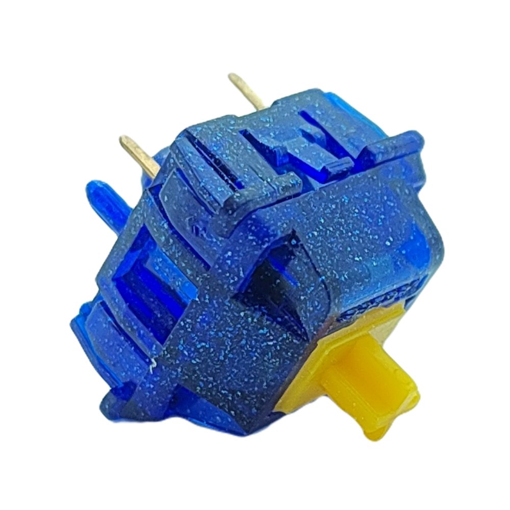 Tecsee Sapphire Switch Mix Housing POM Tactile Stem Double Gold Spring 63.5 g Keyboard Switches