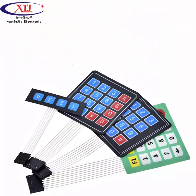 Large Keys 4 * 4/1 * 4/3 * 4/4 * 5 matrix keyboard microcontroller expansion keyboard film keyboard