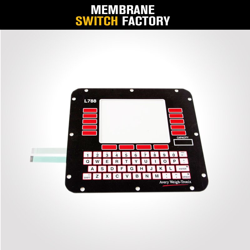 QWERTY micro keyboard membrane whole number keypad big size membrane switch