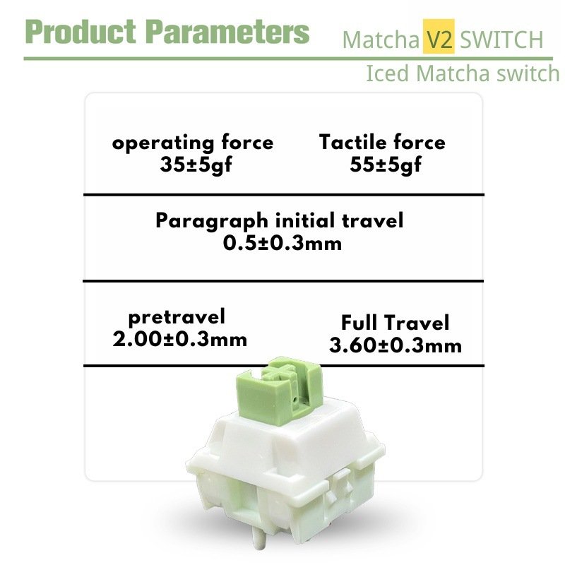 FEKER Matcha/Matcha V2 Keyboard Switch Linear Switches for Mechanical Gaming Keyboard