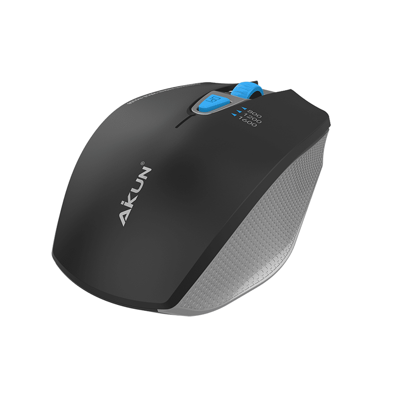BT37X Bluetooth and 2.4GHz Wireless 5D Optical Mouse with Matt UV Up Cover Wireless Ergonomic Mouse with 6 Functional Buttons