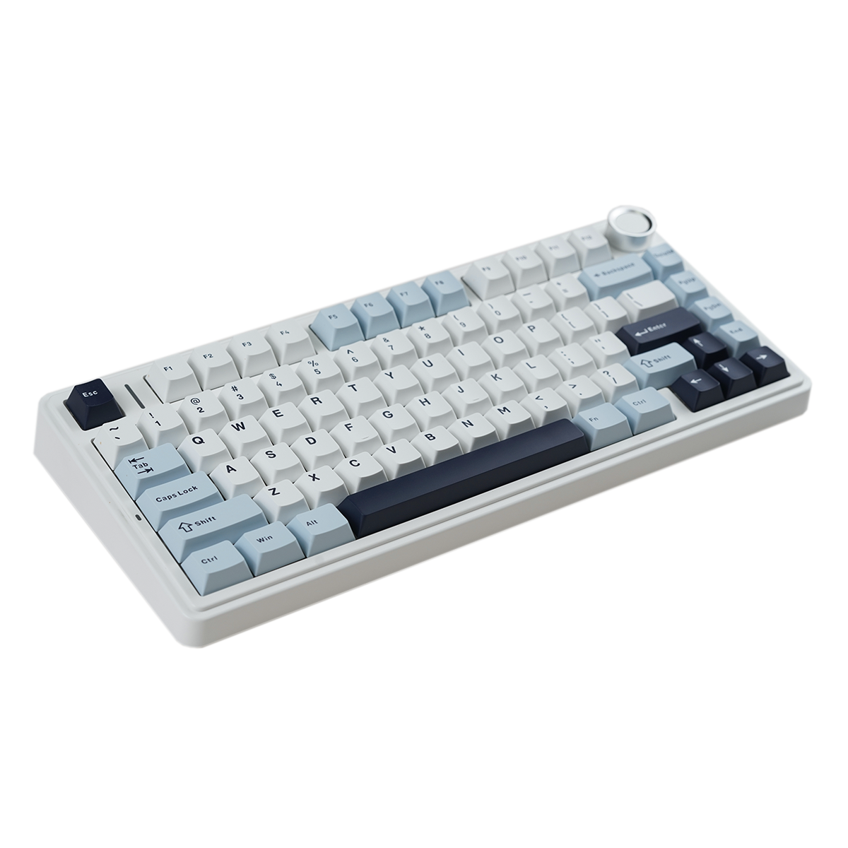 F75 Pro Wireless Compact Keyboard with Knob 75 Percent Hot Swappable HIFI Sound,Linear Switch, RGB Backlit Mechanical Keyboard