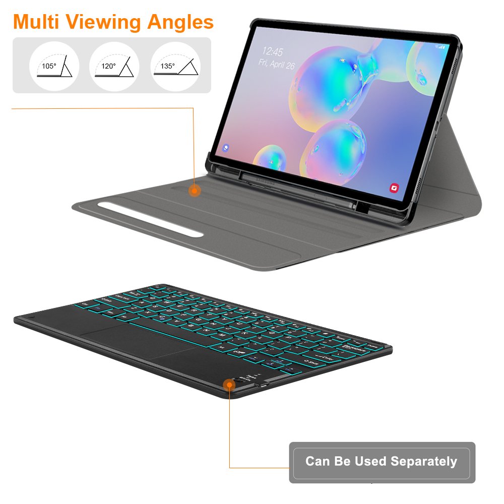 Keyboard case for Samsung galaxy tab S6 10.5 SM T860 T865 2019 wholesales
